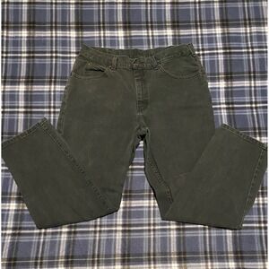 Riders by Lee Mens Straight Leg Denim Jeans Faded Black 36x30 Vintage Style